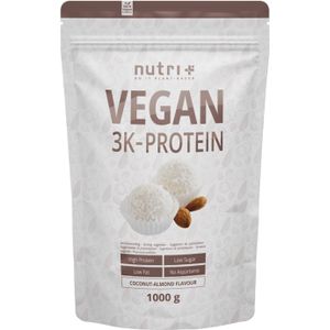 nutri+ Vegan 3k eiwitpoeder 1000 Poeder