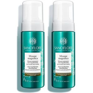 Sanoflore Mousse Magnifica Anti-Imperfections Cleansing Foam 2x150 Schuim