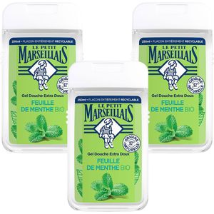 Le Petit Marseillais Extra Milde Biologische Douchegel Muntblad 3x250