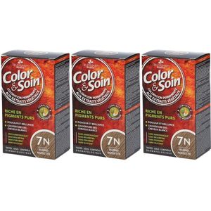 Les 3 Chênes® Color & Soin® 7N Blond Hazelnoot 3x135 Crème