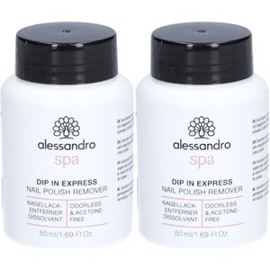 ALESSANDRO Spa Dip In Express Nagellakverwijderaar 2x50 Nagellakremover