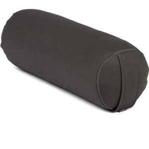bodhi Yoga mini bolster (rond), nekrol, ECO, boekweitkaf antraciet 1