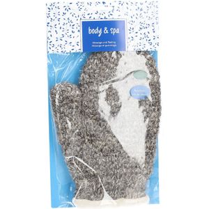 HERBA Body & Spa Paardenhaar massage- en scrubhandschoen 1 Handschoenen