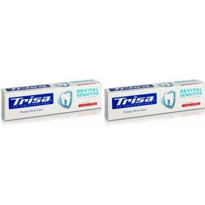 TRISA Revital gevoelige tandpasta 2x75 Tandpasta