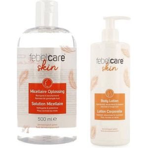 Febelcare Skincare Micellaire Oplossing + Bodylotion GRATIS Aangeboden 30ml 1 Set