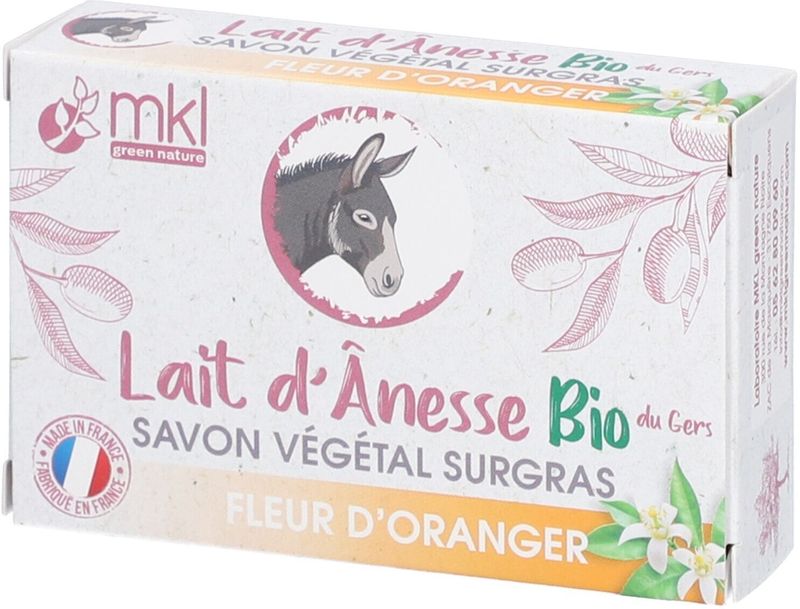 mkl biologische donkmelkzeep - sinaasappelbloesem 100 Zeep