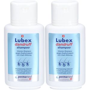 LUBEX Intensieve Anti-Roos Shampoo 2x200 Tinctuur