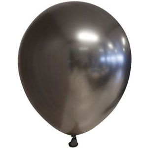 Chrome space grey ballonnen 13cm
