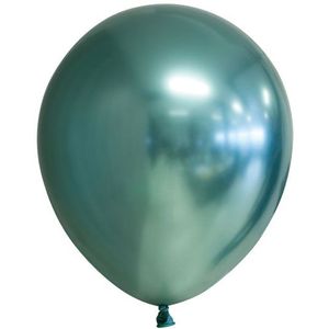 Groene chroom ballonnen alternatief 100 stuks