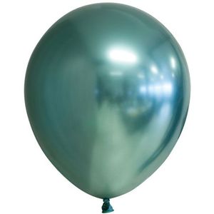 Groene chroom ballonnen alternatief 50 stuks