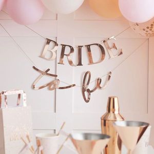 Bride to be slinger rose goud