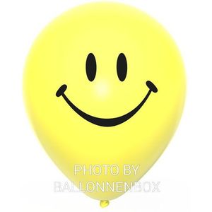 Gele smiley ballonnen