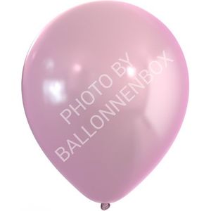Roze metallic ballonnen 30cm 100 stuks