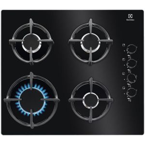 Electrolux EGG6407K Zwart Ingebouwd 59 cm Gaskookplaat 4 zone(s)