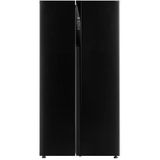 Inventum SKV0178B - Amerikaanse koelkast - 2 deuren - Display - Stil: 35 dB - No Frost - Ice-Twister - 548 liter - Zwart