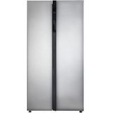 Inventum SKV0178R - Amerikaanse koelkast - 2 deuren - Display - Stil: 35 dB - No Frost - 532 liter - RVS