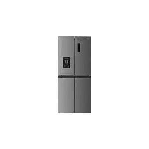 Wiggo WR-MD18X - Amerikaanse Koelkast - No Frost - Water Dispenser - Met Display - Super Freeze - 419 Liter - RVS