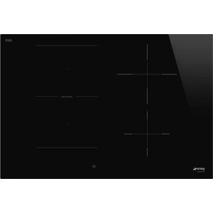 Smeg Universal SI1M4744D, Zwart, Ingebouwd, 75 cm, Inductiekookplaat zones, Glaskeramiek, 4 zone(s)