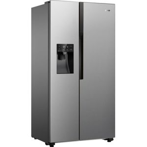 Gorenje NRS9EVX1 Koelkast met side by side vriezer cm. 91 u 180 - l. 562 - roestvrij staal