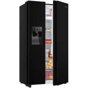 Fridgemaster MS91500IFB amerikaanse koelkast Vrijstaand 499 l F Zwart