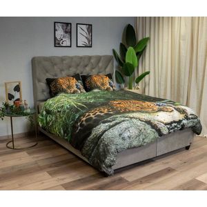 Dekbedovertrek Jungle Luipaard Lits-Jumeaux 240x200/220 - 100% Katoen