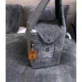 Beau Maison Teddy Fleece dekbedovertrek Grey 200x200/220 cm