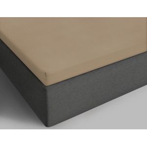 Topper Hoeslaken Jersey Taupe - 140 x 200