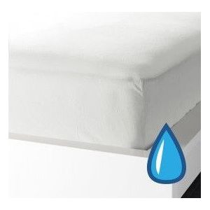 Suite sheets Molton - Waterdicht - 80% Katoen - 200x200 + 30 cm hoek - Wit