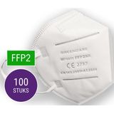 Mondkapjes FFP2 - 100 Stuks - FFP2 Mondneusmasker met extra neuskussentje -