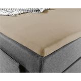 SALE Split Topper Jersey Hoeslaken Taupe - 160 x 200/220
