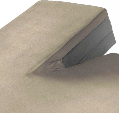 SALE Split Topper Jersey Hoeslaken Taupe - 160 x 200/220