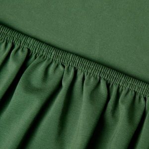 Premium Stretch Topper Hoeslaken Dubbel Jersey Donkergroen - 120/130 x 200/220
