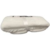 Fleece Plaid Pearl White -