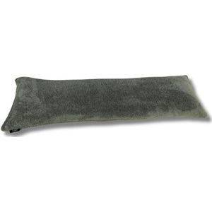 Grijs Teddy Fleece Lichaamskussensloop - 40 x 145