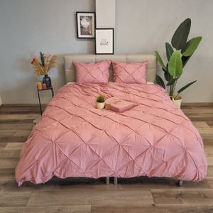 Dekbedovertrek Monte Carlo Roze - 240x200/220