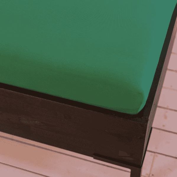 Premium Stretch Splittopper Hoeslaken Dubbel Jersey Donkergroen - Saiko - 140/160 x 200/220