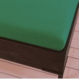 Premium Stretch Splittopper Hoeslaken Dubbel Jersey Donkergroen - Saiko - 180/200 x 200/220