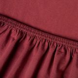 Premium Stretch Topper Hoeslaken Dubbel Jersey Rood - 120/130 x 200/220