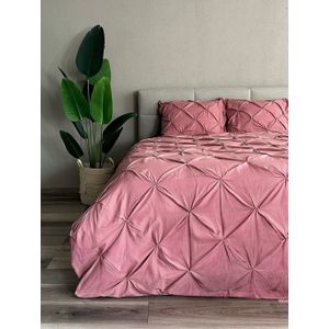 Dekbedovertrek Monte Carlo Roze - 200x200/220