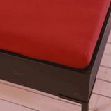Premium Stretch Splittopper Hoeslaken Dubbel Jersey Rood - Saiko - 140/160 x 200/220