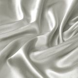 Beauty Silk Hoeslaken Satijn Zilver Grijs 90 x 200 cm - Glans Satijn