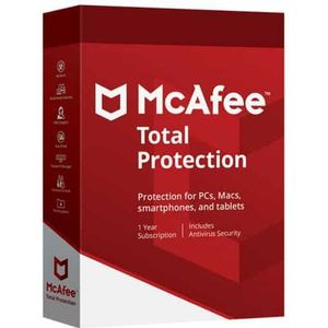 McAfee Total Protection 2023 - (10 users, 1 jaar)