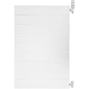 Oppio 90x120 cm Type 22 - 3521 Watt - Oppio Paneelradiator Compact 6 gegroefde voorzijde - Wit (Ral 9016)