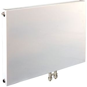 ECA 60x80 cm Type 11 - 940 Watt - ECA Paneelradiator Compact 8 vlakke voorzijde - Wit (Ral 9016)