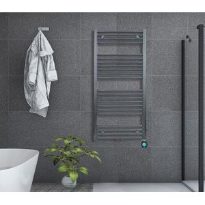 Oppio 120x60 cm - Oppio ECO Digital Antraciet elektrische handdoekradiator