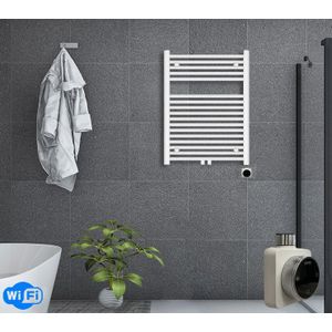 Oppio 80x50 cm - Oppio Smart WiFi Wit (Ral 9016) elektrische handdoekradiator