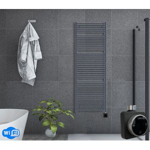 Oppio 160x50 cm - Oppio Smart WiFi Antraciet elektrische handdoekradiator