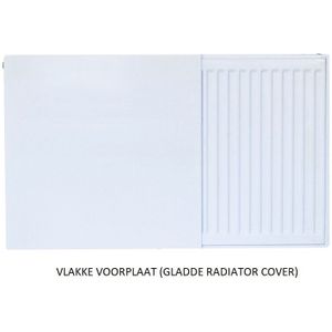 Oppio 60x60 cm - Radiator Cover Flat (Vlakke voorplaat) - Wit (RAL 9016)
