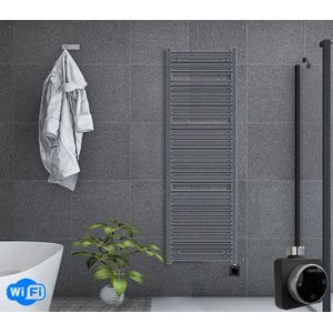 Oppio 180x50 cm - Oppio Smart WiFi Antraciet elektrische handdoekradiator
