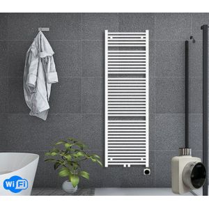 Oppio 160x40 cm - Oppio Smart WiFi Wit (Ral 9016) elektrische Handdoekradiator 714 Watt